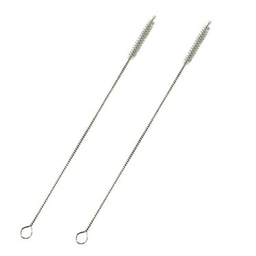 Clearance Sale Byikun 2 Pcs Straws Cleaning Brush, Reusable Stainless Steel Drinking Straw Brush