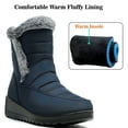 thumbnail image 5 of Northblanc Snow Boots for Women Winter Warm Fur Lined Mid Calf Boots - Outdoor Womens Booties With Zipper, 5 of 8