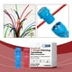 thumbnail image 3 of Juego de conectores de terminales perforantes tipo T para facilitar la conexión de cables, empalmes eléctricos rápidos con desplazamiento de aislamiento, proyectos eléctricos automotrices y, 3 of 7