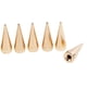 thumbnail image 4 of 10 remaches cónicos punk de metal con tachuelas, puntiagudas, con tornillo para marroquinería y manualidades (dorado) Oro, 4 of 8