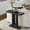 Black, variant on Alaterre Furniture Pismo Solid Wood Console Table - 36 Inch Modern Small Entryway Table (Black)