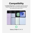 thumbnail image 2 of Ringke Hinge Cover Compatible with Samsung Galaxy Z Flip 4 5G / Z Flip 3 5G, Adhesive Hard PC Hinge Protection Slim Case Attachment with Strap - Dark Gray, 2 of 10