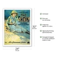 thumbnail image 2 of The Sheik - Motion Picture Starring Rudolph Valentino & Agnes Ayres - Vintage Film Movie Poster by Henry Clive c.1921 - Fine Art Matte Paper Print (Unframed) 24x32in, 2 of 4