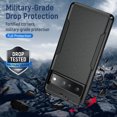 thumbnail image 5 of Dteck for Google Pixel 7 Case, Heavy Duty Rugged Shockproof Protective Phone Cover for Pixel 7, Black, 5 of 6