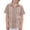 Khaki, variant on Zpanxa Toddler Boys Vertical Eyelet Stripe Trim Button Down Short Sleeve Shirts Lapel Collar Summer Casual Woven Dress Tops for Kids