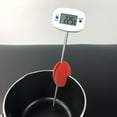 thumbnail image 4 of Thermometer Clip Holder Made of Heat-Resistant Silicone for Accurate Readings 2 Pieces Red, 4 of 6