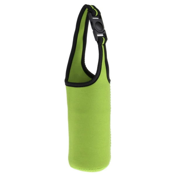 Botella de Agua Cola Vaso Porta Bolsa Soporte Funda Protectora Verde Funda deportiva para botellas de agua