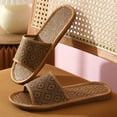 thumbnail image 6 of FONDOTIN Non-slip Slippers Rattan Slippers 1 Pair 10.22X3.93X0.59in, 6 of 8