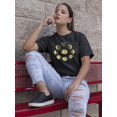 thumbnail image 2 of Phases Of The Moon, Vintage T-Shirt Women -Image by Shutterstock, Female Small, 2 of 4