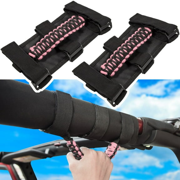 Roll Bar Grab Handle Grip Handle for Jeep Wrangler CJ YJ TJ JK JL Gladiator 2PCS