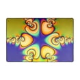 thumbnail image 3 of ZICANCN Fractal Symmetry Template Area Rugs Doormat , Facecloth Non-Slip Floor Mat Rug for Living Room Kitchen Sink Area Indoor Outdoor Entrance 72"x48", 3 of 9