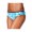 Blue, variant on California Waves Women's Carnival Tie-Dyed Push-Up Underwire Bikini Top, Blue, Small