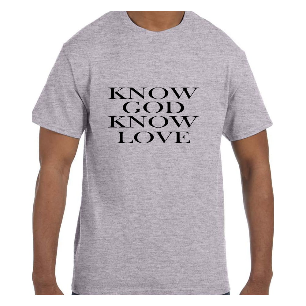 Christian Religous Easter Tshirt Know God Know Love - Walmart.com