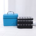 thumbnail image 2 of Caja de almacenamiento de diamantes con 54 botellas de almacenamiento portátil con diseño de lazo Leyfeng  Caja de almacenaje, 2 of 7