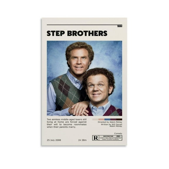 Movie Poster Step Brothers Poster Decorative Painting Canvas Wall Art Living Room Posters Bedroom Painting