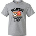 thumbnail image 3 of Inktastic Campers Have Smore Fun Youth T-Shirt, 3 of 5