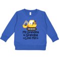 thumbnail image 2 of Inktastic Grandma and Grandpa Love Me Boys Truck Toddler Sweatshirt, 2 of 4
