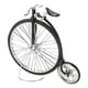 thumbnail image 3 of Modelo de bicicleta de color negro con ruedas grandes y pequeñas, diseño retro, material de aleación, juguete de bicicleta, adorno para mesas y estanterías, 3 of 14