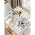 thumbnail image 5 of Blue Tulip Placemats Set of 8, Vintage Spring Floral Retro Art Butterfly Wooden Placemats for Dining Table, Place Mats for Kitchen Tabletop, Waterproof Wipeable Dining Table Mats Set, 5 of 9