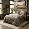 thumbnail image 3 of VISI-ONE Realtree Edge Camo Queen 3 Piece Comforter Set – Western Rustic Charm with Farmhouse Accents, All Season Design for Nature & Outdoor Lovers, Country Homes, Cabins, Lodges & Modern Living, 3 of 7