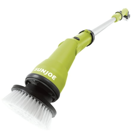 Patio Scrubber Sun Joe 24V-PWSCRB-LTW Cordless Handheld 360-Degree Spin Scrubber Brush | 24-Volt | 1.3-Ah ()