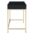thumbnail image 5 of Alios Desk with Black Gloss Finish and Rose Gold Metal Frame, 5 of 11