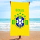 thumbnail image 1 of Football fan souvenir, Brazilian beach towel, absorbent large towel, sweat towel, 1 of 4