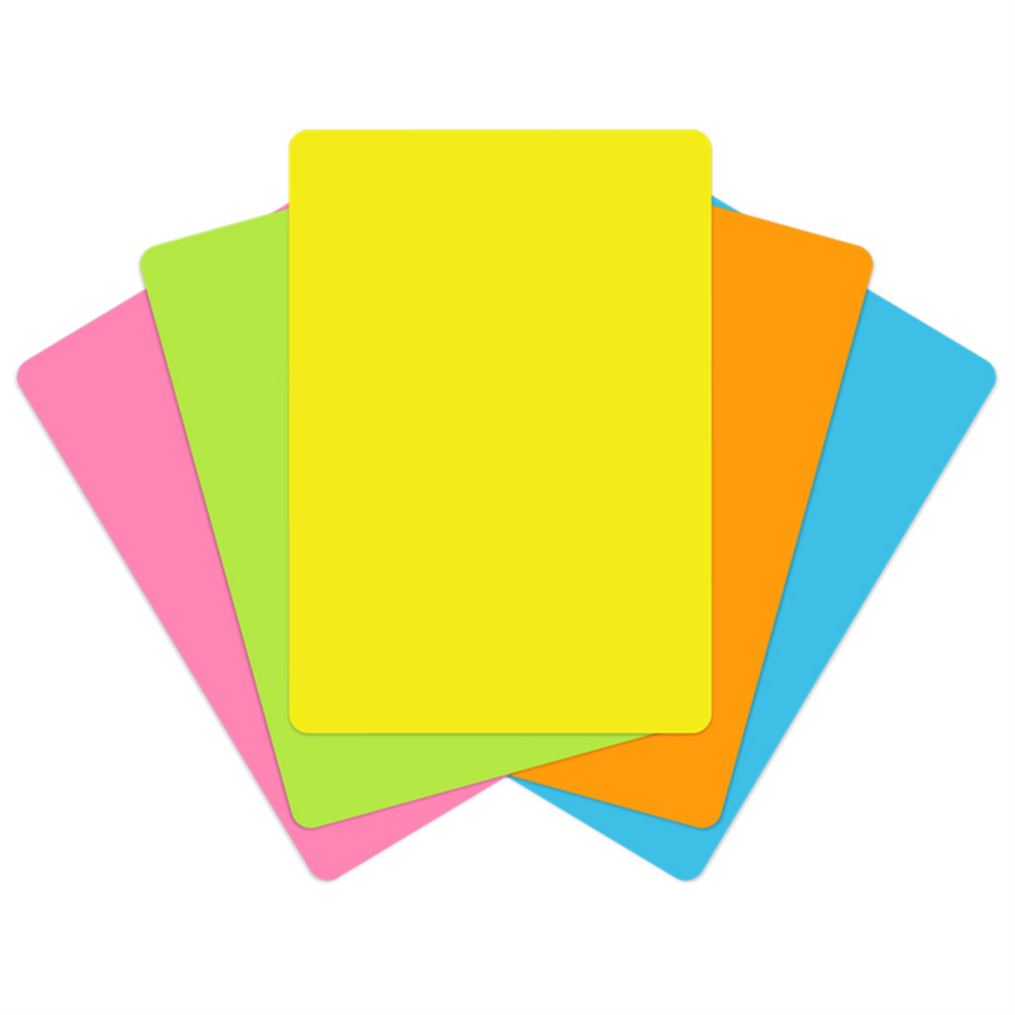 Pocket Chart Cards, Brite Colors, 100ct