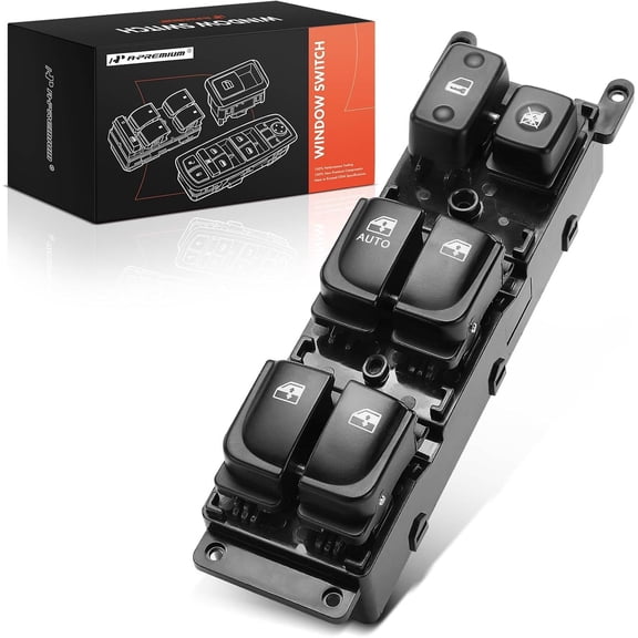 A-Premium Master Power Window Switch Compatible with Hyundai Sonata 2005 2006 2007, Front Left Driver Side