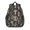Mushroom and Moon, variant on Mushroom and Psychedelic Black Pattern Backpack for School, Cute School Bag with Adjustable Shoulder Straps and Padded Back, 15"x11.42"x5.5"