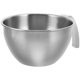 thumbnail image 4 of Bol de acero inoxidable con asas, vaso medidor, cuencos pequeños con boquilla vertedora y báscula para repostería y cocina en casa., 4 of 7
