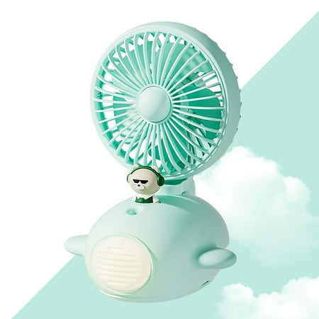 

SIfdSeng Clip on Fans for Beds Plug in Quiet New Border Water Fan Mini Fan Usb Fan Desktop Led Light Spray Humidification Air Cooler