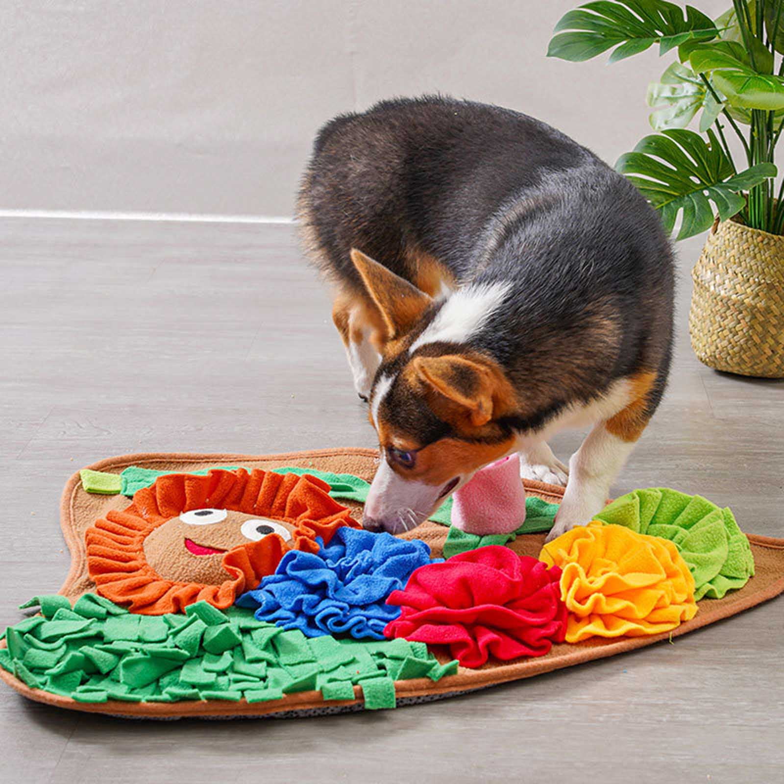 Geemin Pet Foraging Mat Feed Game Dog Puzzle Toys Encourages Natural Foraging Skills