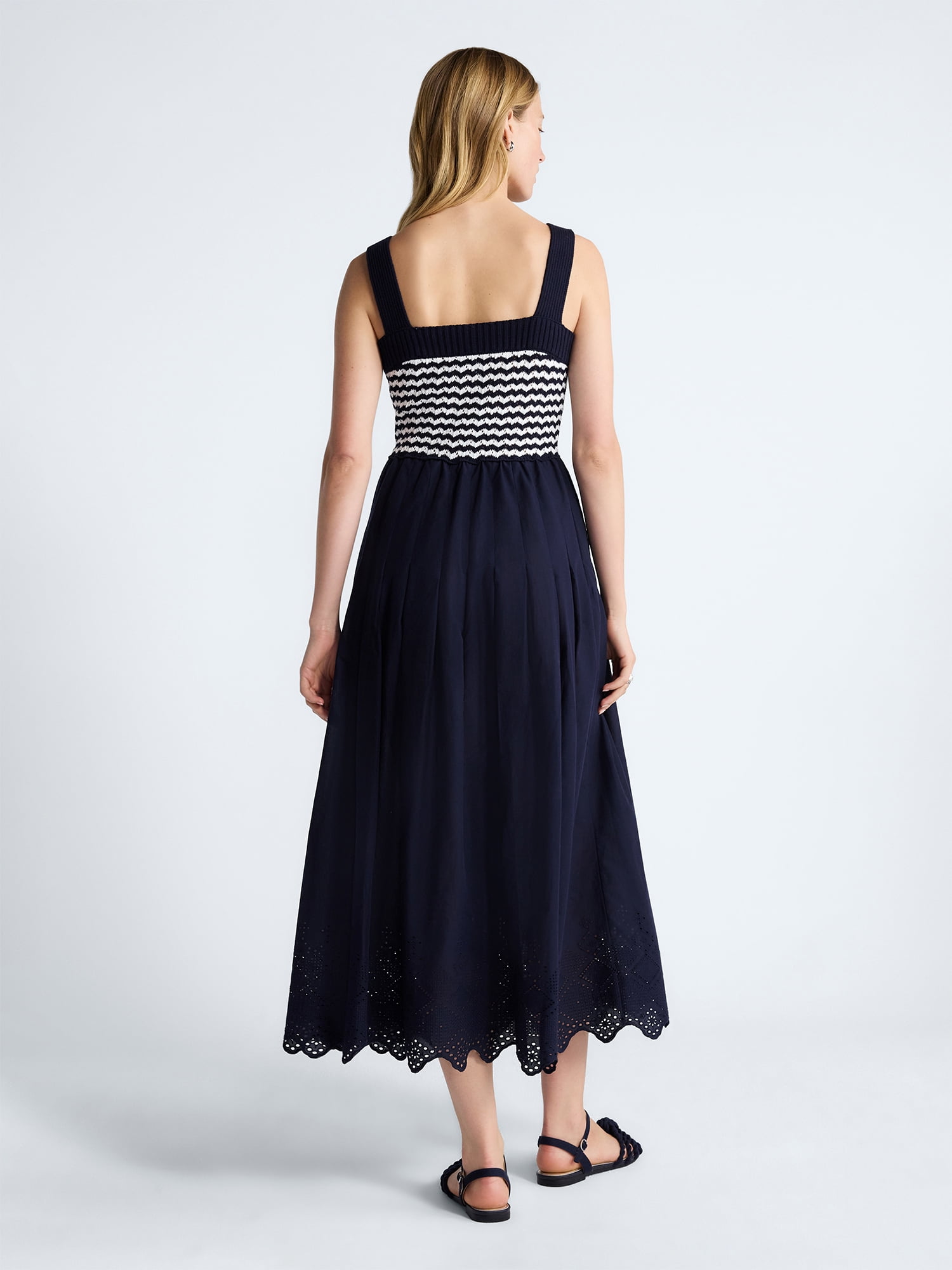 Free Assembly Women's Sleeveless Textured Mixy Dress, Sizes, XS-XXL