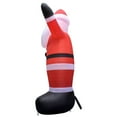 thumbnail image 4 of Northlight Lighted Inflatable Santa Claus Outdoor Commercial Christmas Decoration - 20', 4 of 5