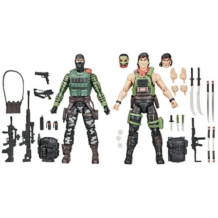G.I. Joe Classified Series #164, Night Force Beach Head & Quick Kick, 6” Action Figures