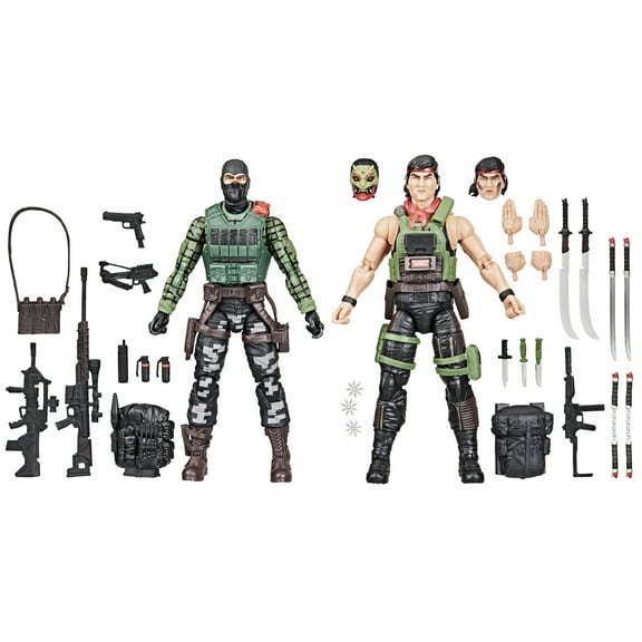 G.I. Joe Classified Series #164, Night Force Beach Head & Quick Kick, 6” Action Figures