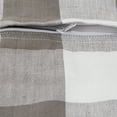 thumbnail image 3 of DII Modern Cotton Gingham/Buffalo Check Pillow Cover in Gray/White (Set of 4), 3 of 6