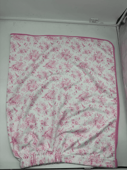 Beauty Gifts Floral Bath Towel Wrap, Hair Wrap, and Pouf Gift Set