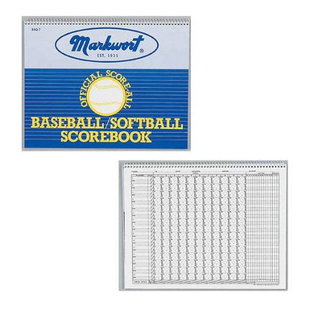 Carnet De Score Officiel BSN Sports Pour Baseball Et Softball - 18 Positions, 24 Jeux, Reliure Spirale