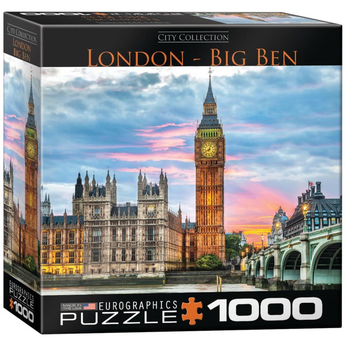 Jigsaw Eurographics 1000 Pcs Jigsaw Big Ben in London 