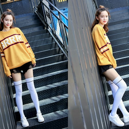 

Compression Socks For Women Thigh High Knitted Over Knee Long Boot Thigh-High Warm Leggings Socks