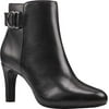 Women's Bandolino Lanna Ankle Boot Black Leather 11.5 M