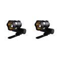 thumbnail image 2 of Soidarity Bicicleta USB Luz recargable Resalte Luz de advertencia Faros de bicicleta de montaña 300 lúmenes Aleación de aluminio negro 2piezas Soidarity CBP000818, 2 of 5