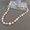 Golden Connection Buckle, variant on Natural Freshwater Thread Pearl Irregular Shaped Necklace