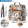 thumbnail image 2 of FORMRS Zipper Binder with Shoulder Strap 2-inch Ring 500 Sheet Capacity File Bag, Plaid Floral, 2 of 5