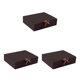 thumbnail image 1 of sweethay Caja de regalo de 5 uds., caja de recuerdo de papel para cumpleaños, cajas de embalaje de regalo de aniversario de fiesta con cinta, negro S 3piezas sweethay CBP158074, 1 of 8