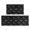 Game Controller Black Pattern, variant on Game Controller Black Pattern Anti Fatigue Kitchen Rugs Set Of 2, Non Slip Washable Decorative Floor Mats for Kitchen Sink Laundry, 17"x30" and 17"x47"