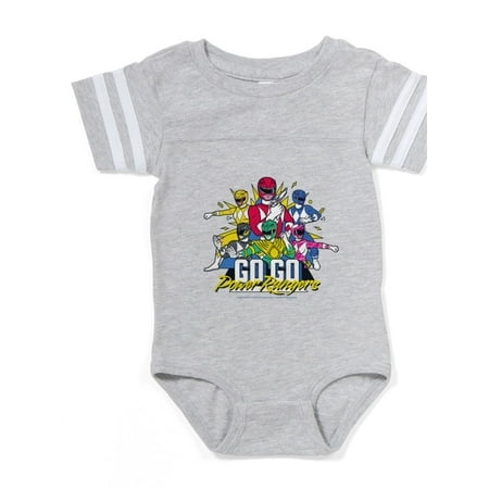 

CafePress - Go Go Power Rangers Group S - Cute Infant Baby Football Bodysuit