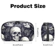 thumbnail image 5 of Skull Digital Bag with Oxford Fabric, Waterproof and Protective, 5.9x9.44x3.14 in, for Hard Drive Bags, Storage Box, Cord Travel Organizer, Cable Organizer Bag, 5 of 6